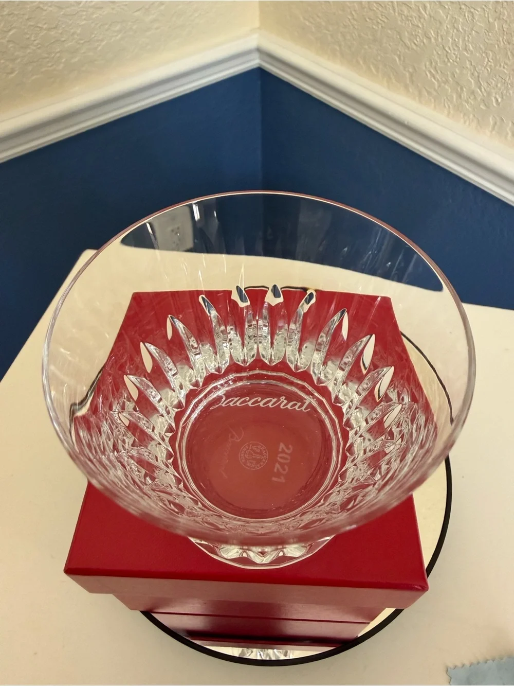 Baccarat crystal tumbler from the Everyday Tiara collection NIB